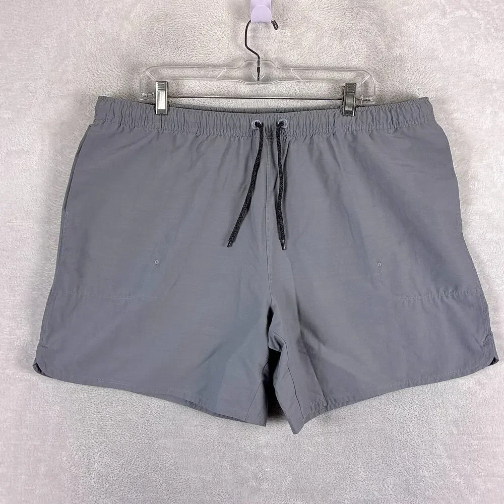 Allbirds Shorts Mens XXL Gray Natural Run Merino Wool Blend Preppy Gym Workout